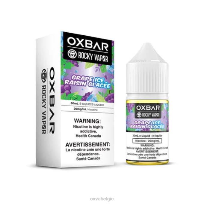 OXVA OXBAR P2NF56 druiven ijs - OXVA Review 30ml zout nic