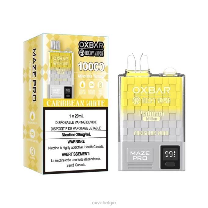 OXVA OXBAR MAZE PRO 10000 P2NF14 Caribisch wit - OXVA Vape Sale
