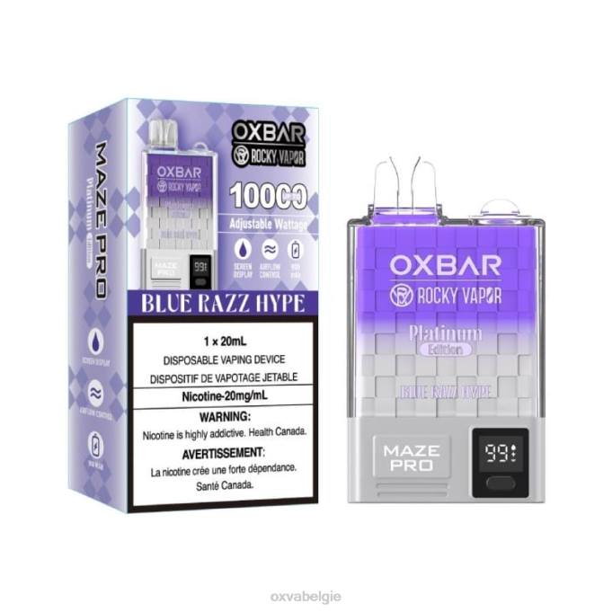 OXVA OXBAR MAZE PRO 10000 P2NF16 blauwe razz-hype - OXVA Review