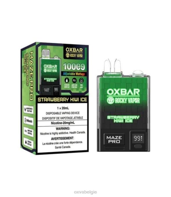 OXVA OXBAR MAZE PRO 10000 P2NF27 aardbei-kiwi-ijs - OXVA Vape Flavors