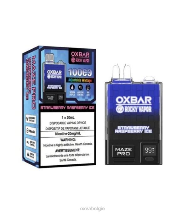 OXVA OXBAR MAZE PRO 10000 P2NF30 aardbei frambozen ijs - OXVA Brussel