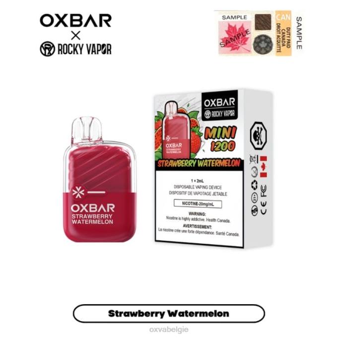 OXVA OXBAR MINI 1200 P2NF18 aardbei watermeloen - OXVA Disposable Pod