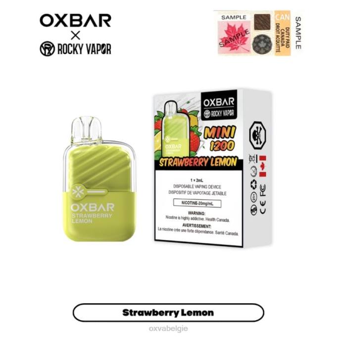 OXVA OXBAR MINI 1200 P2NF19 aardbei citroen - OXVA België