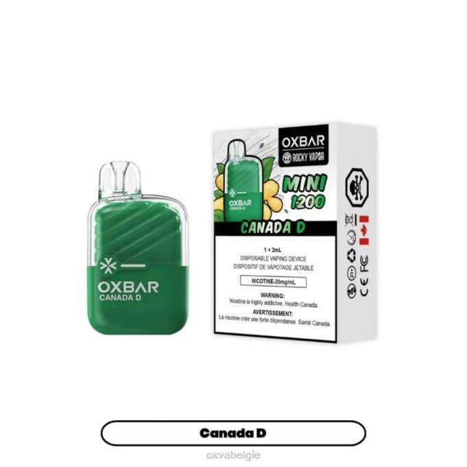 OXVA OXBAR MINI 1200 P2NF9 Canada D - OXVA België